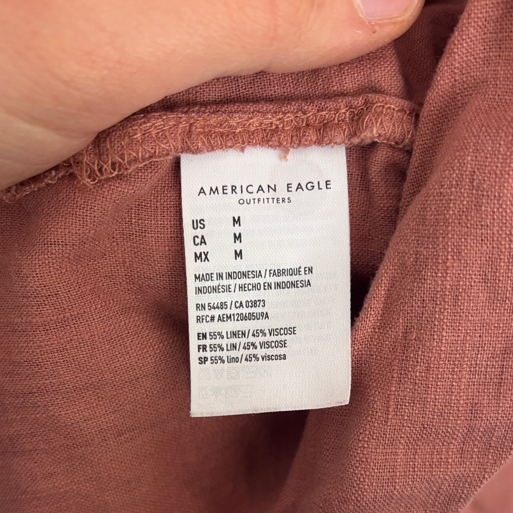 American Eagle Outfitters Terracotta Shirt - Picture 3 of 3